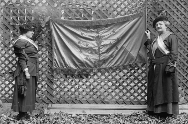 Woman Suffrage - Pickets, 1917. Creator: Harris & Ewing.