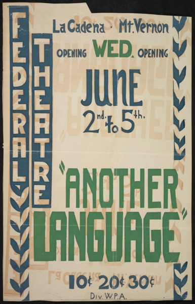 Another Language, California?, [193-]. Creator: Unknown.