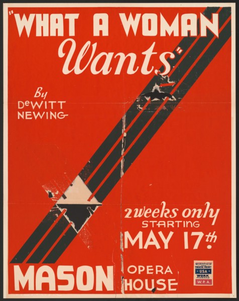 What a Woman Wants, Los Angeles, 1938. Creator: Unknown.