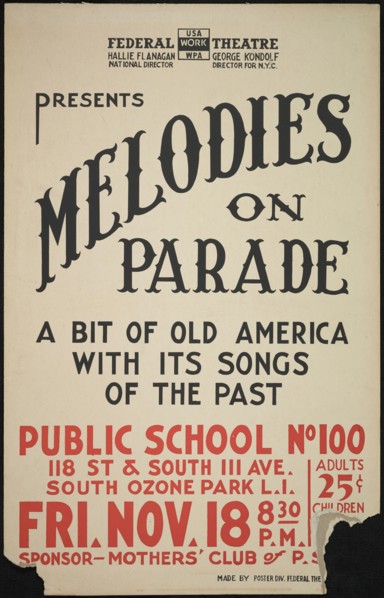 Melodies on Parade, New York, [1930s]. Creator: Unknown.