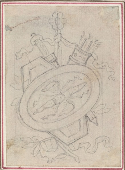An Ornamental Trophy. Creator: Hubert Francois Gravelot.