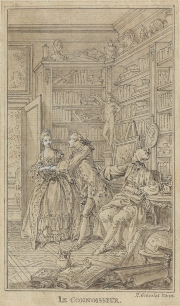 Le Connoisseur, 1765. Creator: Hubert Francois Gravelot.