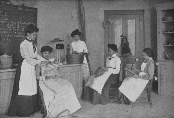 Basket-making, 1904. Creator: Frances Benjamin Johnston.