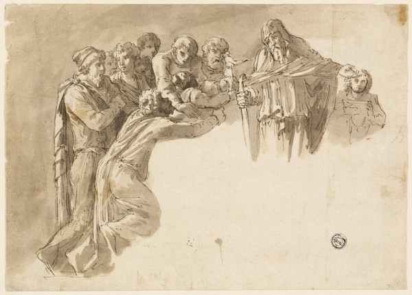 Patriarch and Youths, n.d. Creator: William Young Ottley.