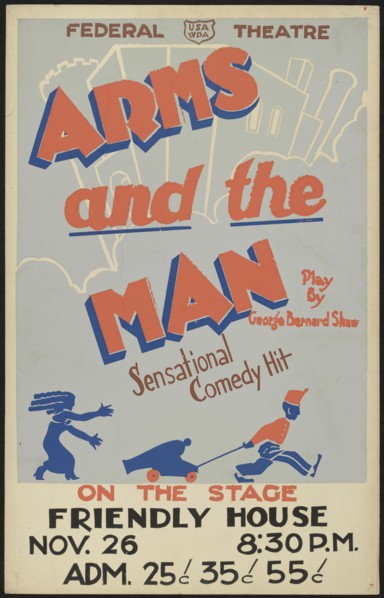 Arms and the Man, Des Moines, IA, 1937. Creator: Unknown.