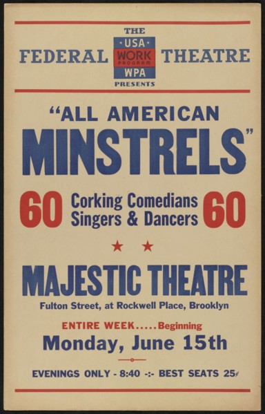 All American Minstrels, New York, 1936. Creator: Unknown.