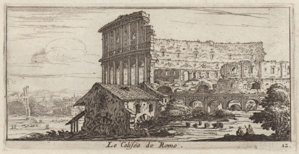 Le Colisée de Rome, 1640-1660. Creator: Israel Silvestre.