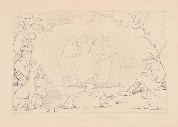Gertrude of Wyoming, plate 1, 1846. Creator: Edward Webb.