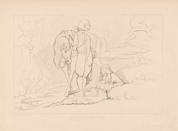 Gertrude of Wyoming, plate 8, 1846. Creator: Edward Webb.