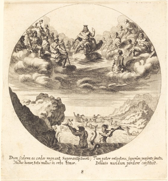 Jove and the Gods, 1665. Creator: Georg Andreas Wolfgang.