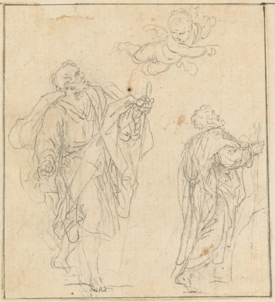 An Apostle Guided by an Angel. Creator: Agostino Masucci.