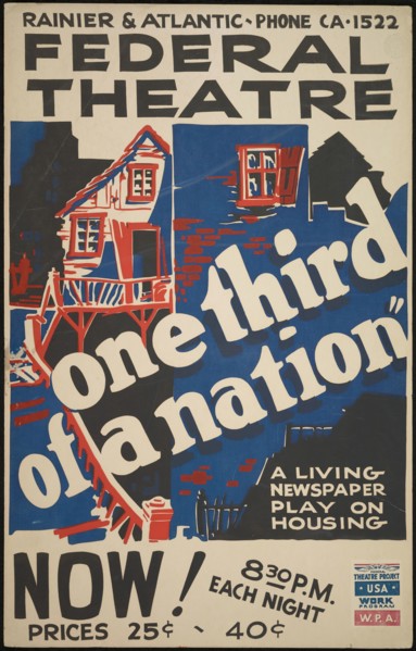 One Third of a Nation, Cincinnati, 1938. Creator: Unknown.