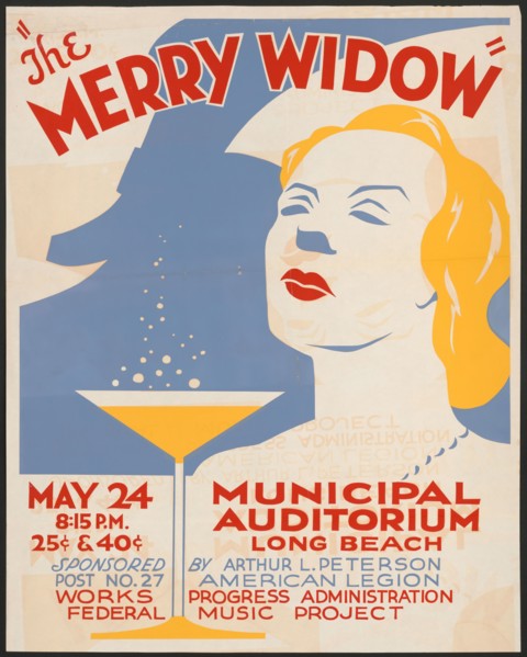 The Merry Widow, Long Beach, CA, [193-]. Creator: Unknown.