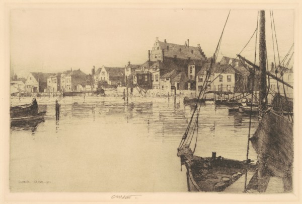 Dordrecht (Old Warehouse), 1885. Creator: Charles A Platt.
