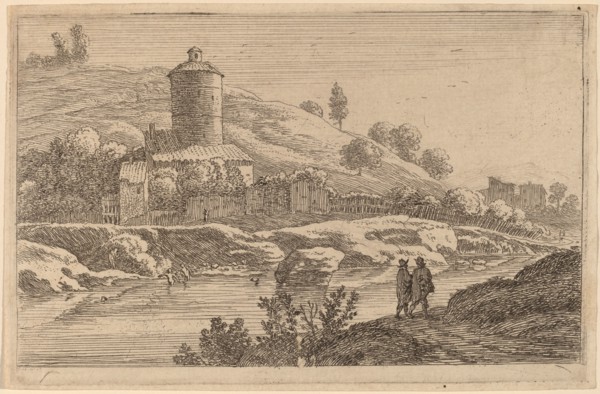 Round Tower near the Tiber. Creator: Herman van Swanevelt.