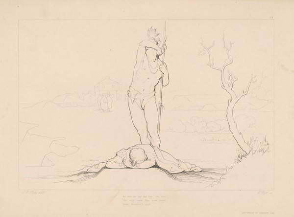 Gertrude of Wyoming, plate 13, 1846. Creator: Edward Webb.