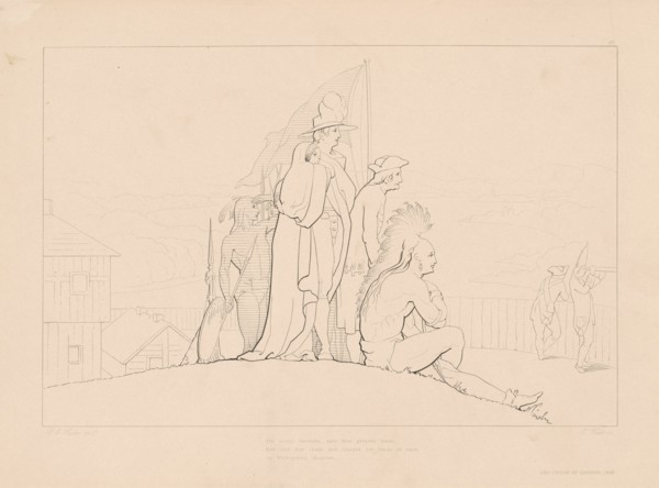 Gertrude of Wyoming, plate 11, 1846. Creator: Edward Webb.
