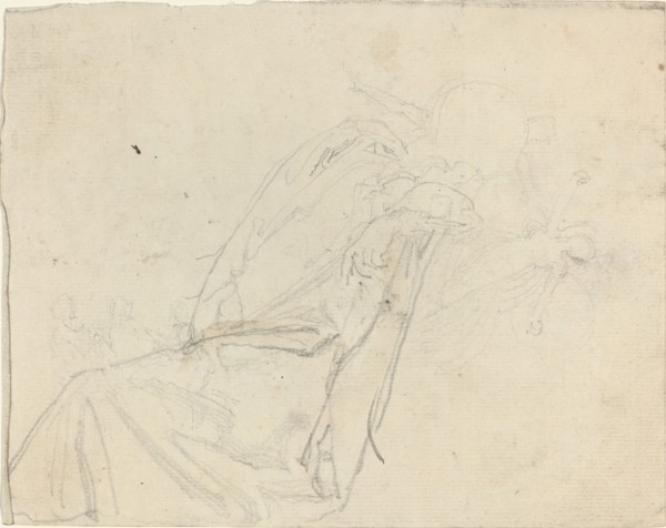 Sheet of Studies [recto and verso]. Creator: John Flaxman.