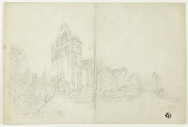 Byland Abbey, Yorkshire, c. 1820. Creator: William Westall.