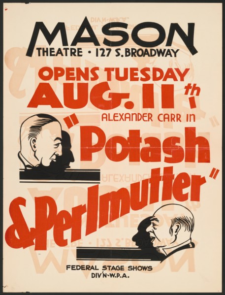 Potash and Perlmutter, Los Angeles, 1936. Creator: Unknown.