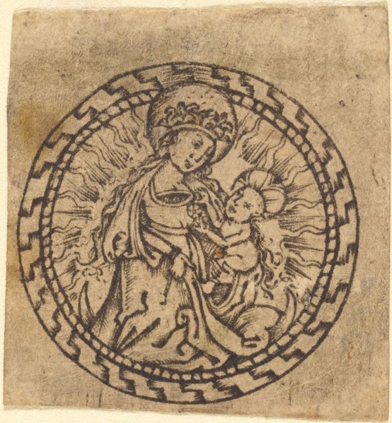 Madonna and Child. Creator: Master with the Flower Borders.