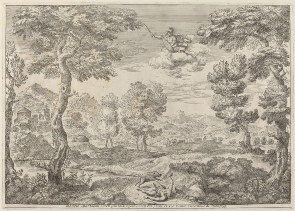 Mars's Revenge on Adonis, 1696. Creator: Crescenzio Onofri.