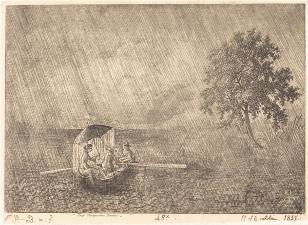 The Big Shower, 1859. Creator: Emmanuel Phélippes-Beaulieu.