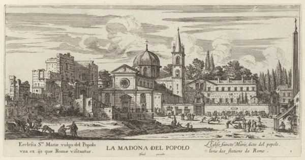 La Madona del Popolo, 1640-1660. Creator: Israel Silvestre.