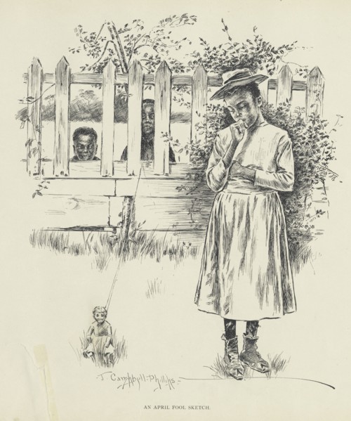 An April Fool Sketch, 1899. Creator: Jay Campbell Phillips.