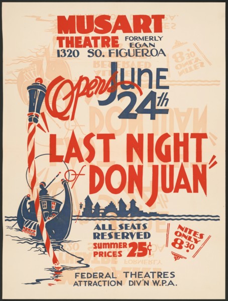 Last Night of Don Juan, Los Angeles, 1936. Creator: Unknown.