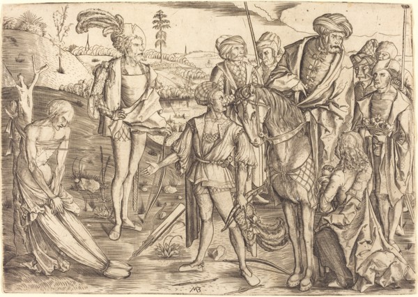 The Testing of the King's Sons, c. 1500. Creator: Master MZ.