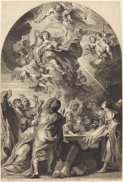 The Assumption of the Virgin, 1624. Creator: Paulus Pontius.