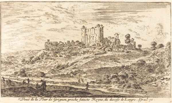 Veue de la Tour de Grignon, 1650. Creator: Israel Silvestre.