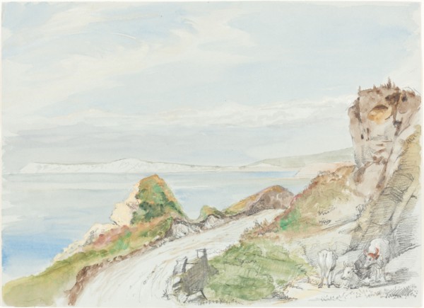 Freshwater Bay, Isle of Wight, 1839. Creator: George Hayter.