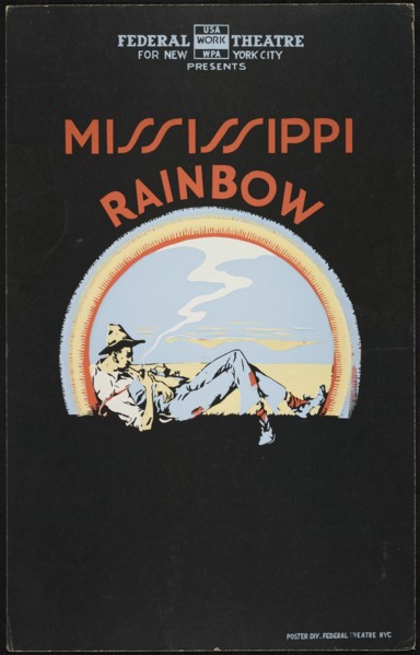Mississippi Rainbow, New York City, [193-]. Creator: Unknown.