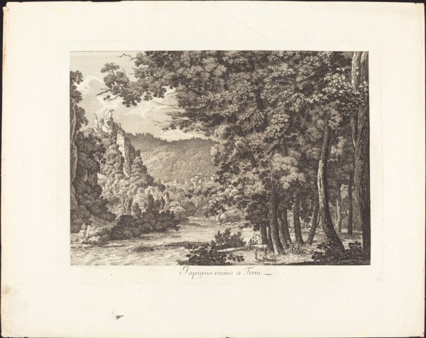 Papigno, vicino a Terni, 1794. Creator: Jacob Wilhelm Mechau.