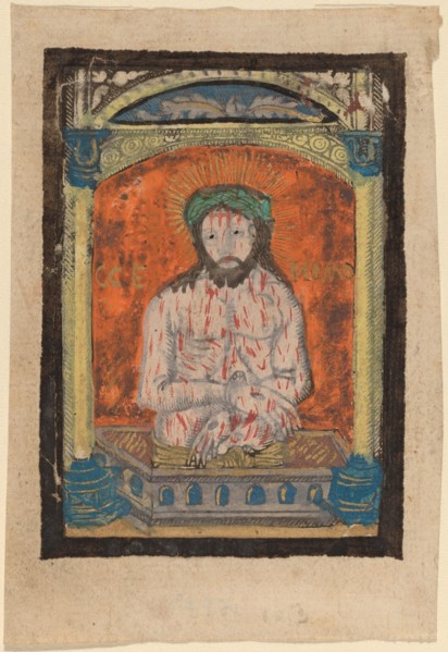 Christ as the Man of Sorrows, 15th century. Creator: Unknown.