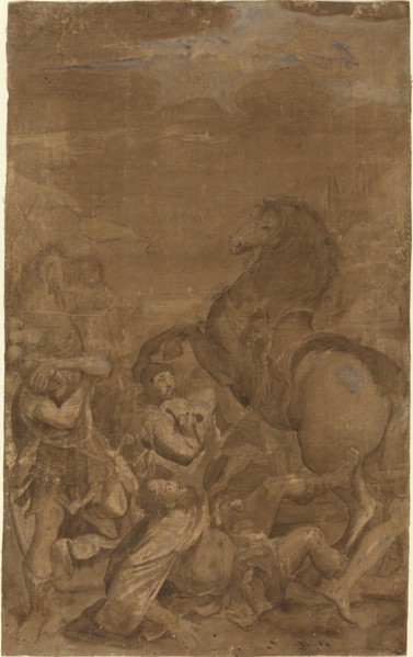The Conversion of Saint Paul, 17th century. Creator: Unknown.