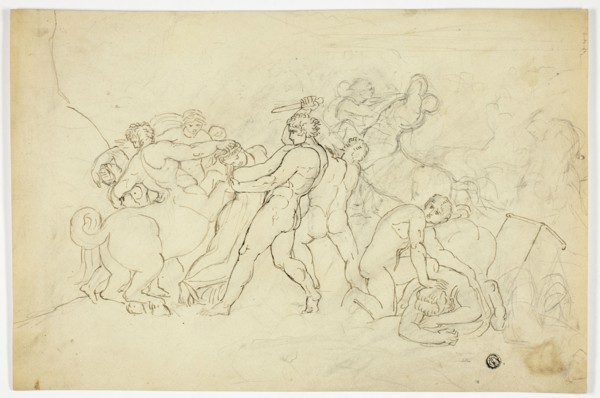 Battle of Lapiths and Centaurs, n.d. Creator: Joshua Cristall.