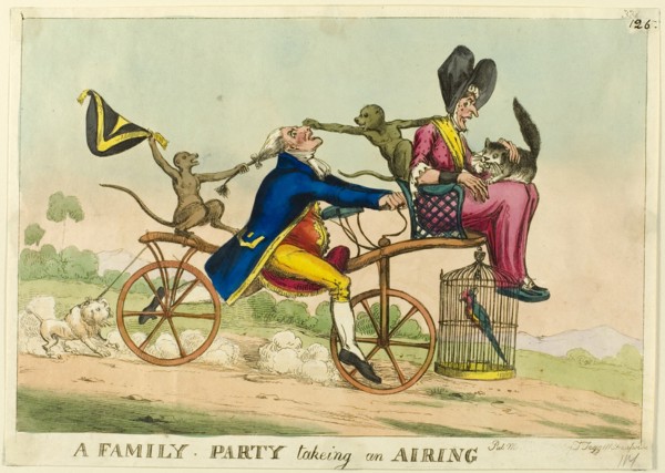 A Family Party Taking an Airing, 1819. Creator: William Heath.