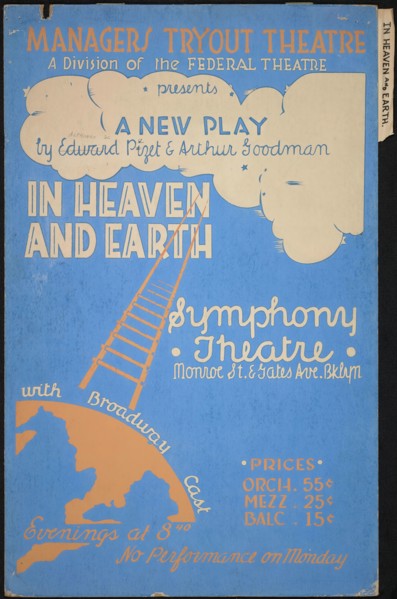 In Heaven and Earth, New York City, [193-].  Creator: Unknown.