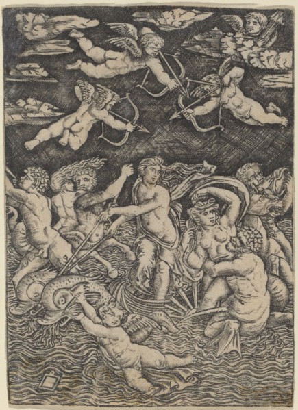 The Triumph of Galatea, c. 1520. Creator: Peregrino da Cesena.