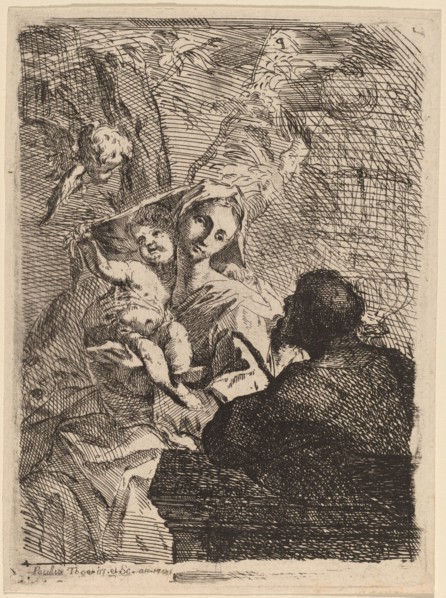 The Rest on the Flight into Egypt, 1721. Creator: Paul Troger.