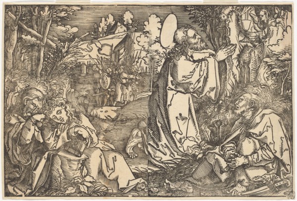 Christ on the Mount of Olives, c. 1522. Creator: Hans Weiditz.