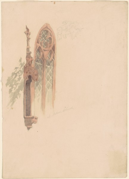St. Peter's Church, c. 1840. Creator: Emanuel Gottlieb Leutze.