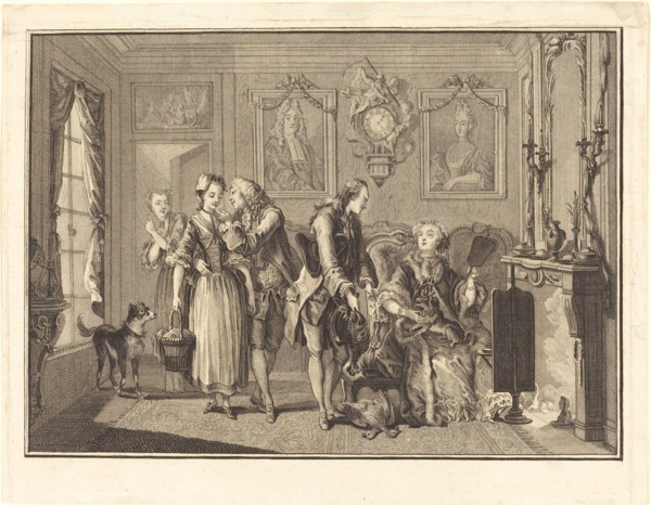 La jolie fermiere. Creators: Joseph de Longueil, Charles Eisen.