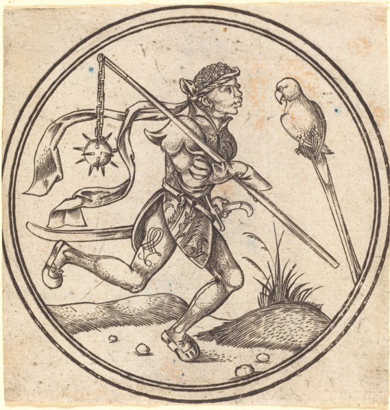 The Jack of Parrots, c. 1500. Creator: Master P. W. of Cologne.