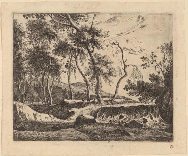 The Waterfall: pl.6. Creators: Roelant Roghman, Melchior Küsel.