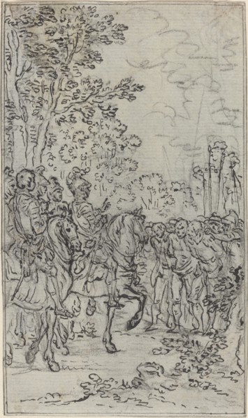 Captives before a Commander. Creator: Hubert Francois Gravelot.