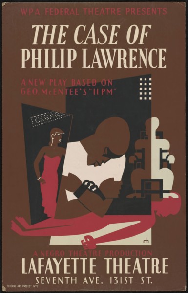 The Case of Philip Lawrence 1, New York, 1937. Creator: Unknown.